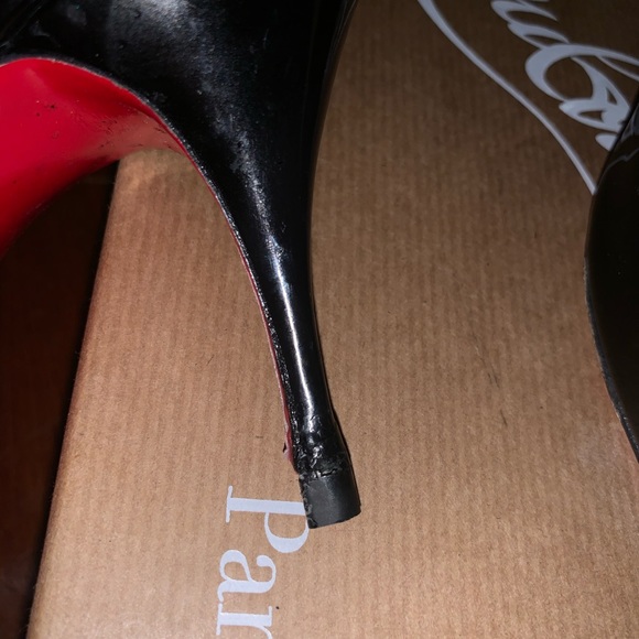 SOLD: Christian Loubitin Clare sling 80 patent - Picture 7 of 10